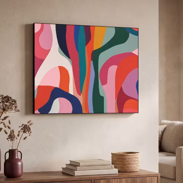 Art Frame - Vormen - Bochten - Kleurrijk - Abstract — 7