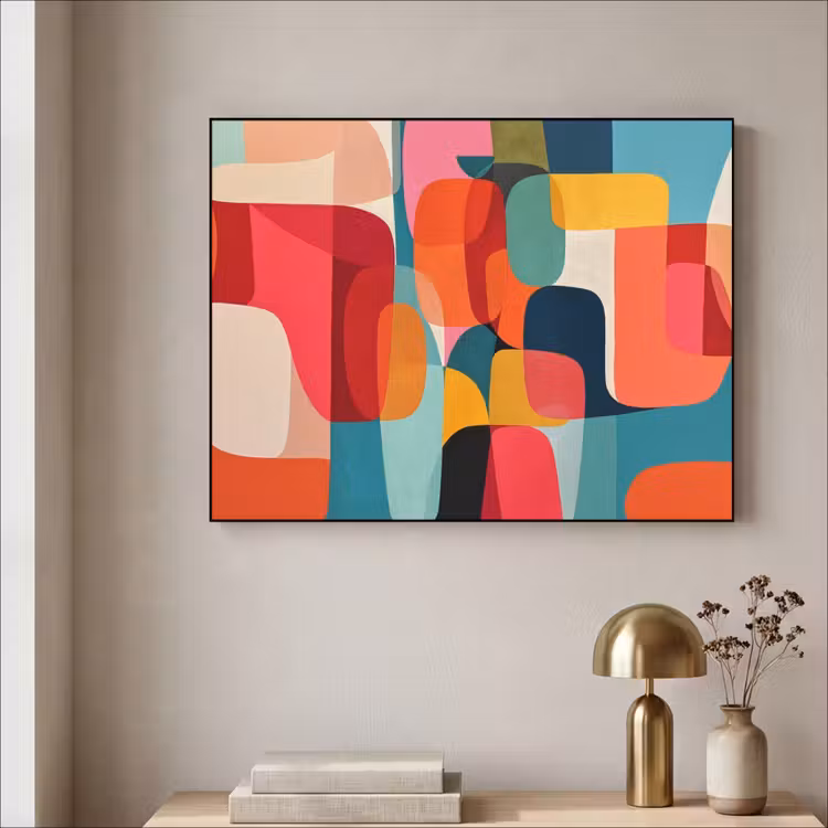 Art Frame - Vormen - Kleurrijk - Abstract - Vlakken — 5
