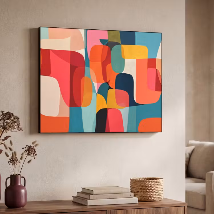 Art Frame - Vormen - Kleurrijk - Abstract - Vlakken — 7