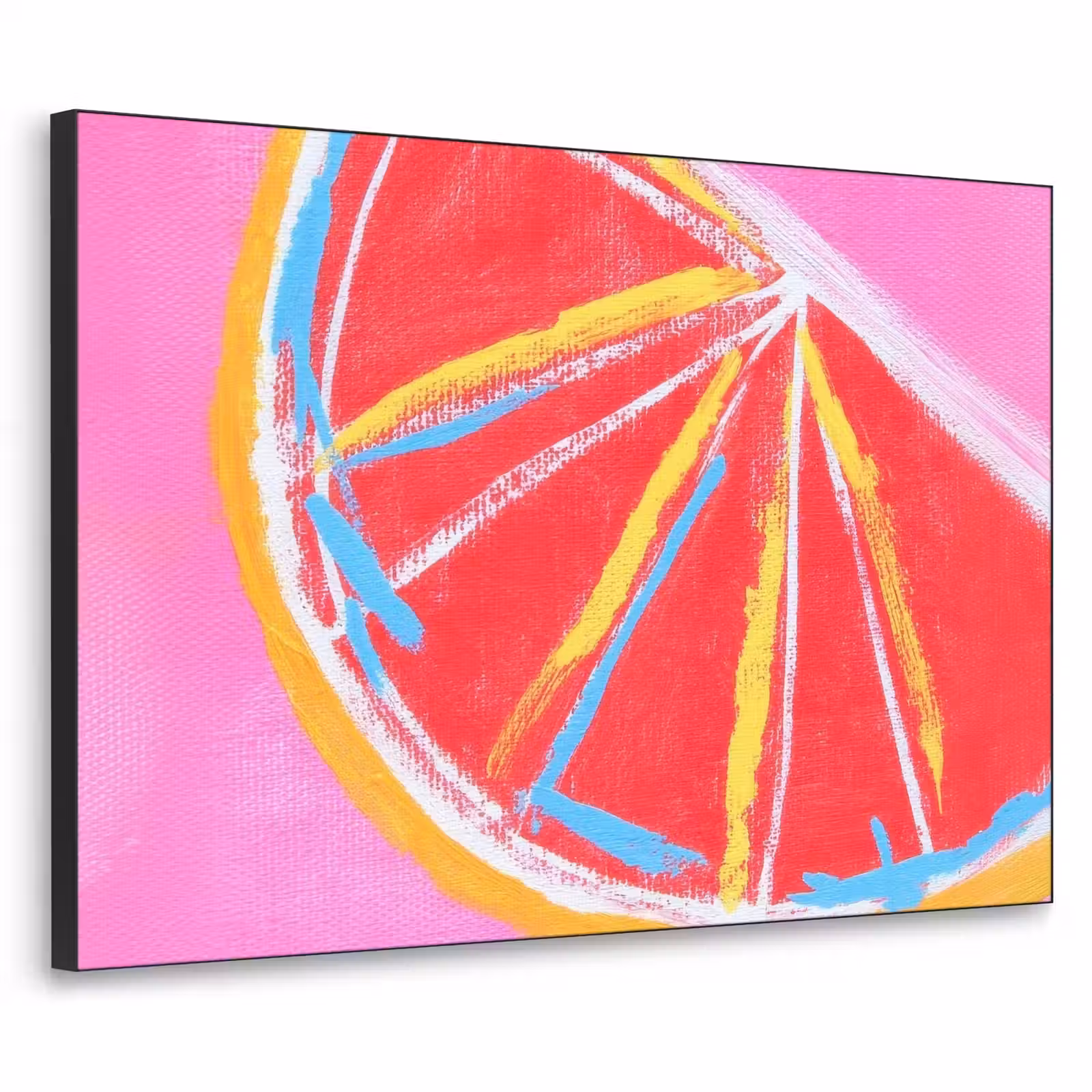 Art Frame - Grapefruit - Geschilderd - Roze - Strepen — 1