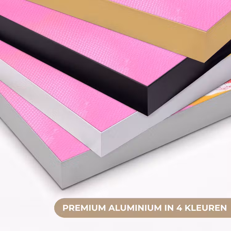 Art Frame - Grapefruit - Geschilderd - Roze - Strepen — 2