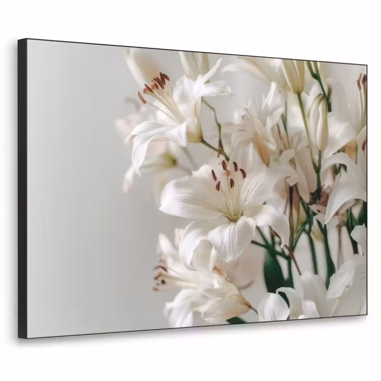 Art Frame - Lelies - Boekte - Wit - Meeldraden — 1