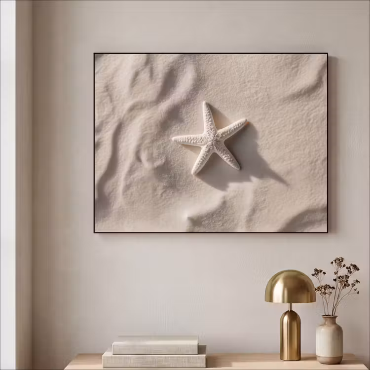 Art Frame - Strand - Zeester - Zand - Beige — 5
