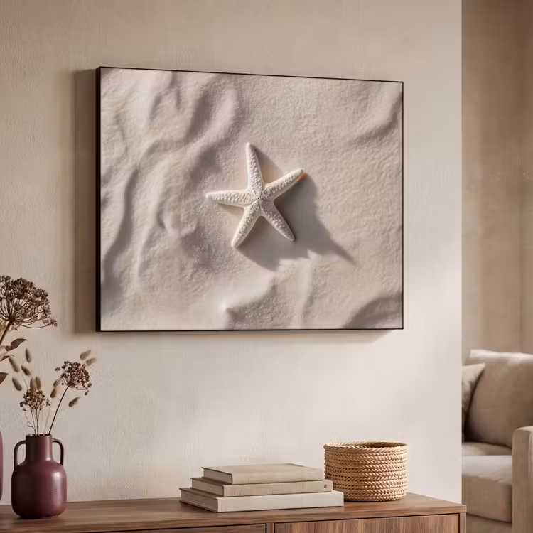 Art Frame - Strand - Zeester - Zand - Beige — 7