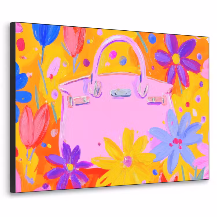 Art Frame - Tas - Roze - Bloemen — 1