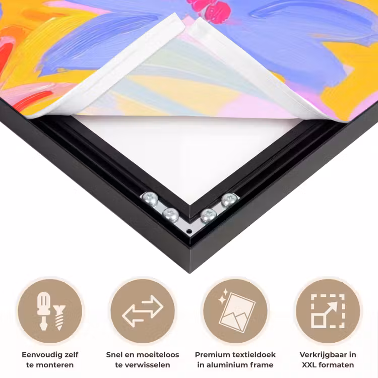 Art Frame - Tas - Roze - Bloemen — 4