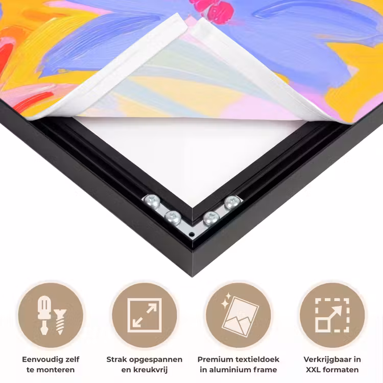 Art Frame - Tas - Roze - Bloemen — 8
