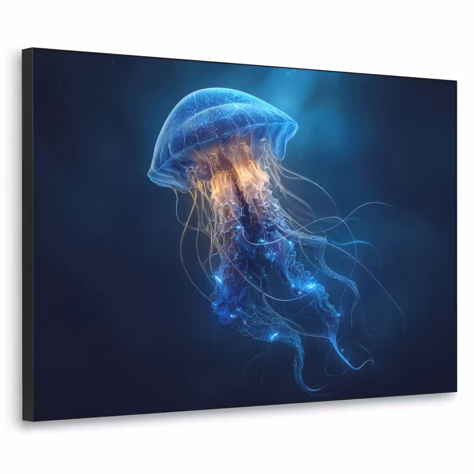 Art Frame - Kwal - Lichtgevend - Tentakels - Blauw — 1