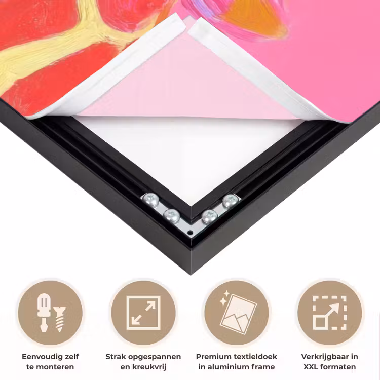 Art Frame - Giraf - Roze - Bril - Sjaal — 8