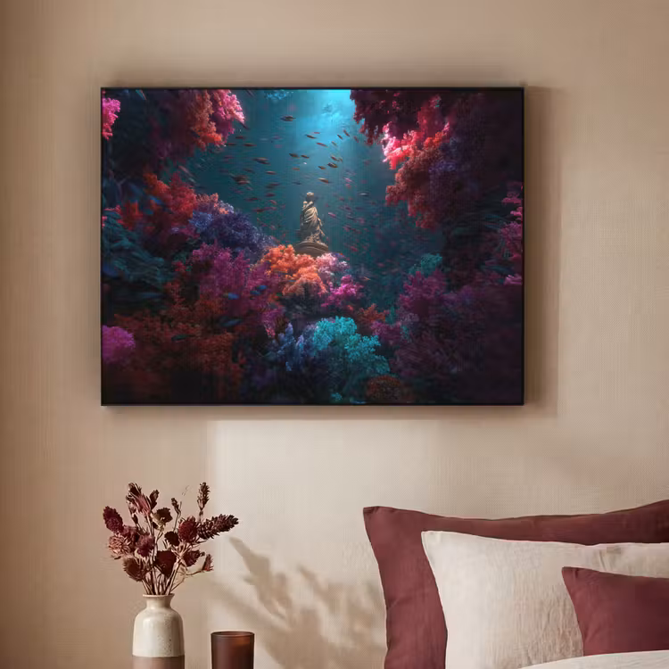 Art Frame - Standbeeld - Zeebodem - Koraal - Kleurrijk — 3