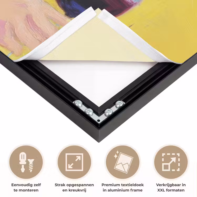 Art Frame - Vrouw - Hoed - Paars - Wijn — 8