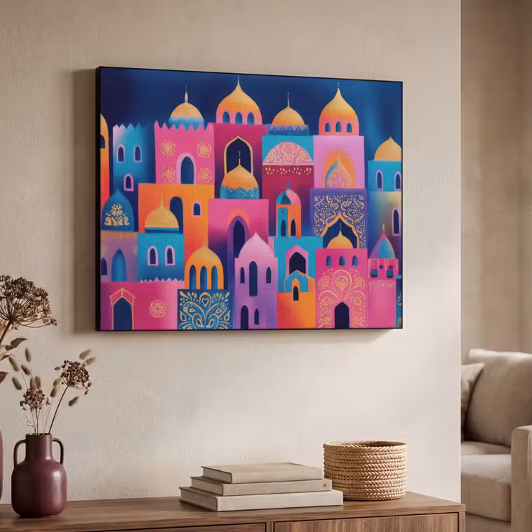 Art Frame - Kleurrijk - Avond - Islamitisch — 7