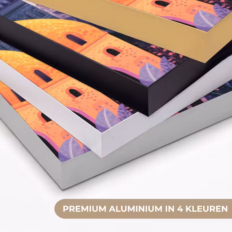 Art Frame - Kleurrijke stad - Zon - Islamitisch — 2