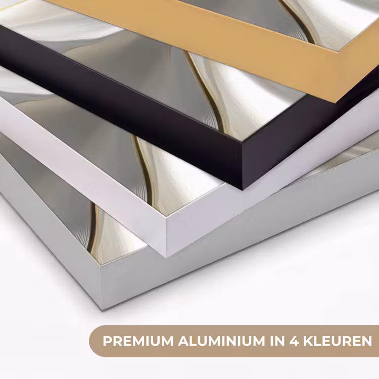 Art Frame - Stof - Plooien - Goud — 2