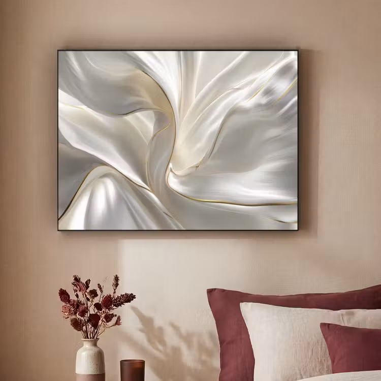 Art Frame - Stof - Plooien - Goud — 3
