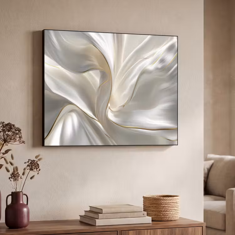 Art Frame - Stof - Plooien - Goud — 7