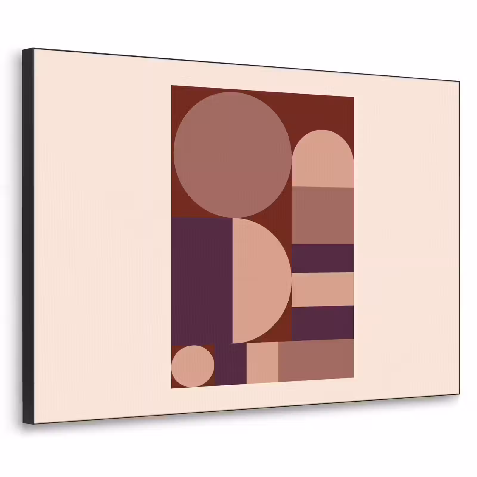 Art Frame - Geometrisch - Cirkels - Rood — 1