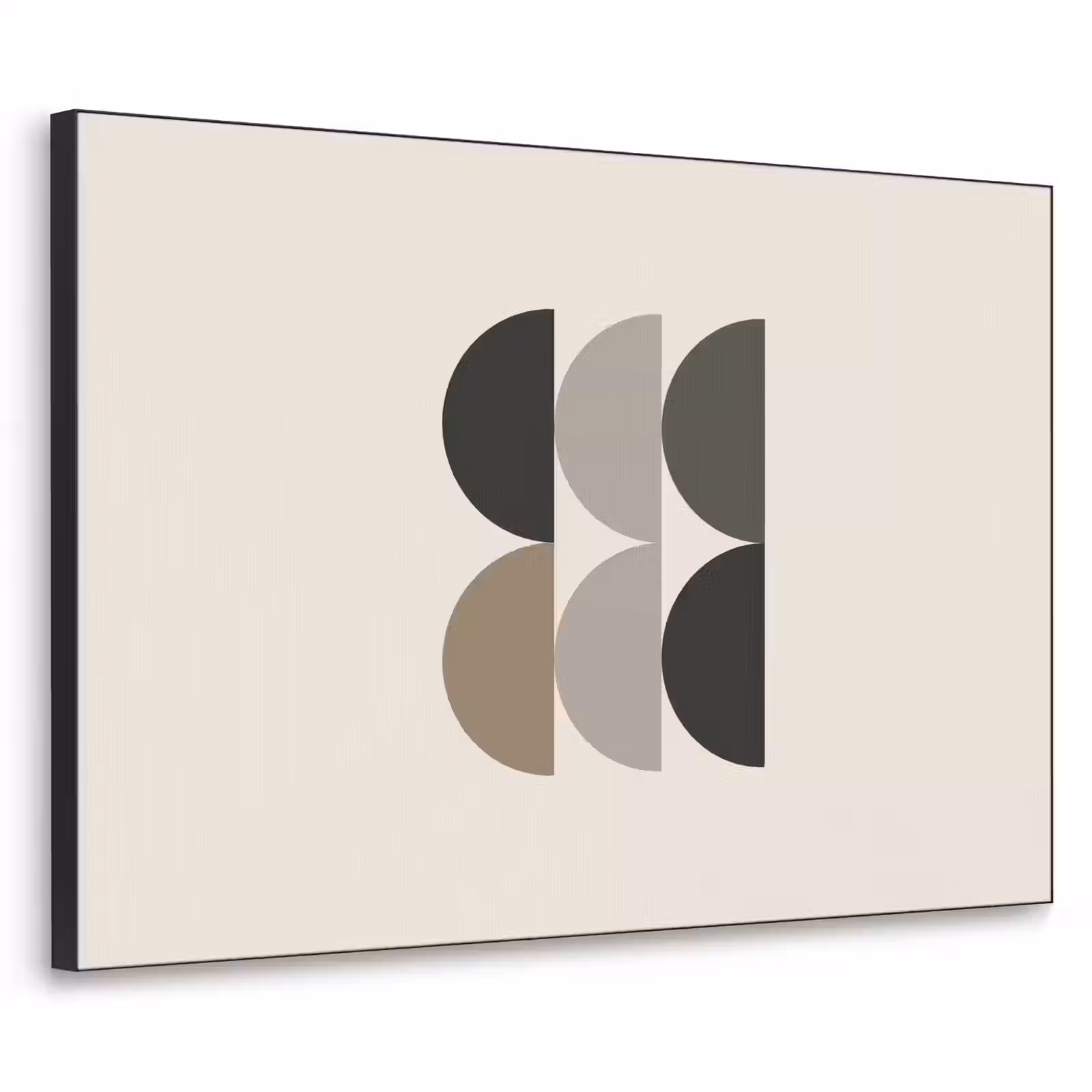 Art Frame - Halve cirkels - Aardetinten - Grafisch — 1
