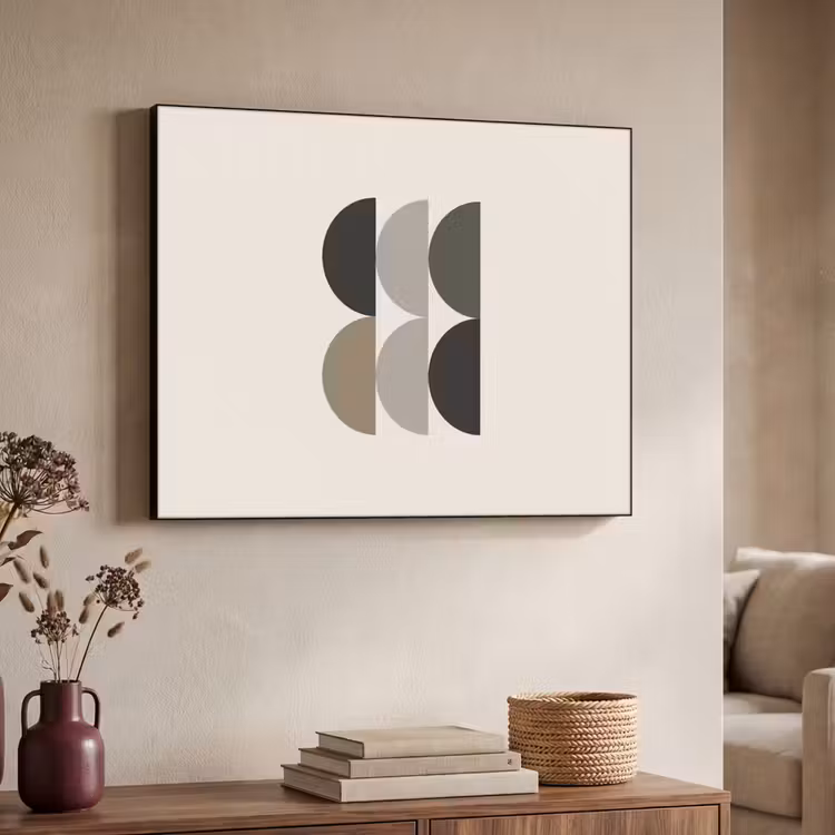 Art Frame - Halve cirkels - Aardetinten - Grafisch — 7