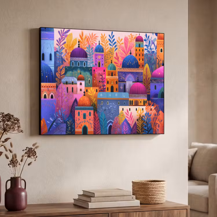 Art Frame - Kleurrijk paradijs - Levendig - Islamitisch — 7