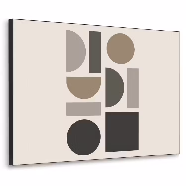 Art Frame - Natuurlijke tinten - Grafisch - Verticale compositie — 1