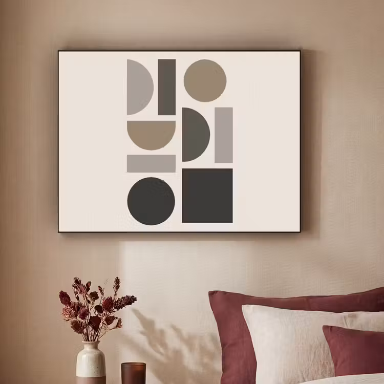 Art Frame - Natuurlijke tinten - Grafisch - Verticale compositie — 3