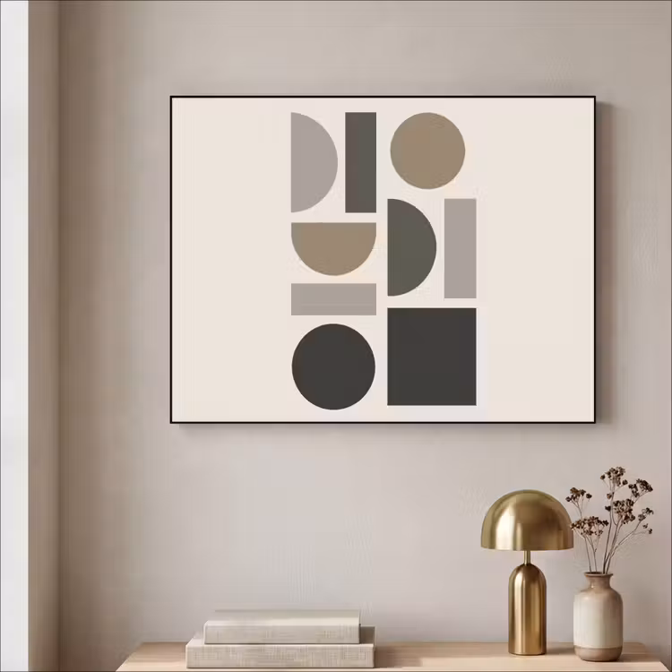 Art Frame - Natuurlijke tinten - Grafisch - Verticale compositie — 5