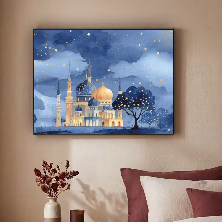 Art Frame - Sterrenhemel - Goud - Moskee — 3