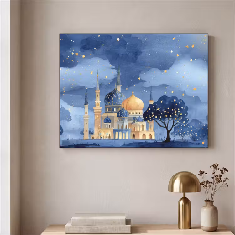 Art Frame - Sterrenhemel - Goud - Moskee — 5