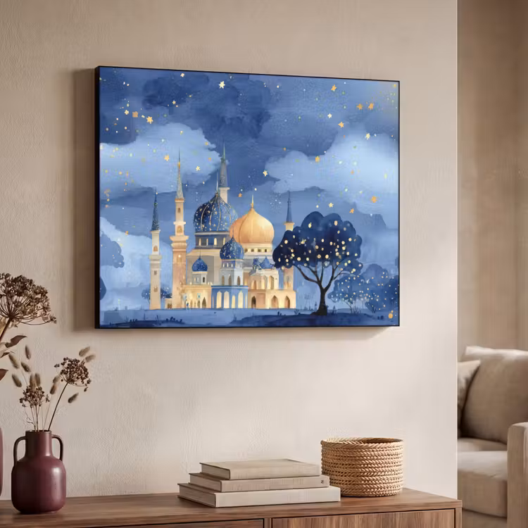 Art Frame - Sterrenhemel - Goud - Moskee — 7
