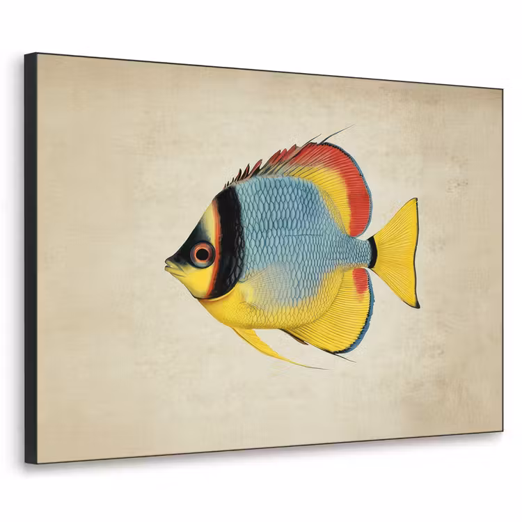 Art Frame - Kleurrijk - Vis - Schubben - Illustratie — 1