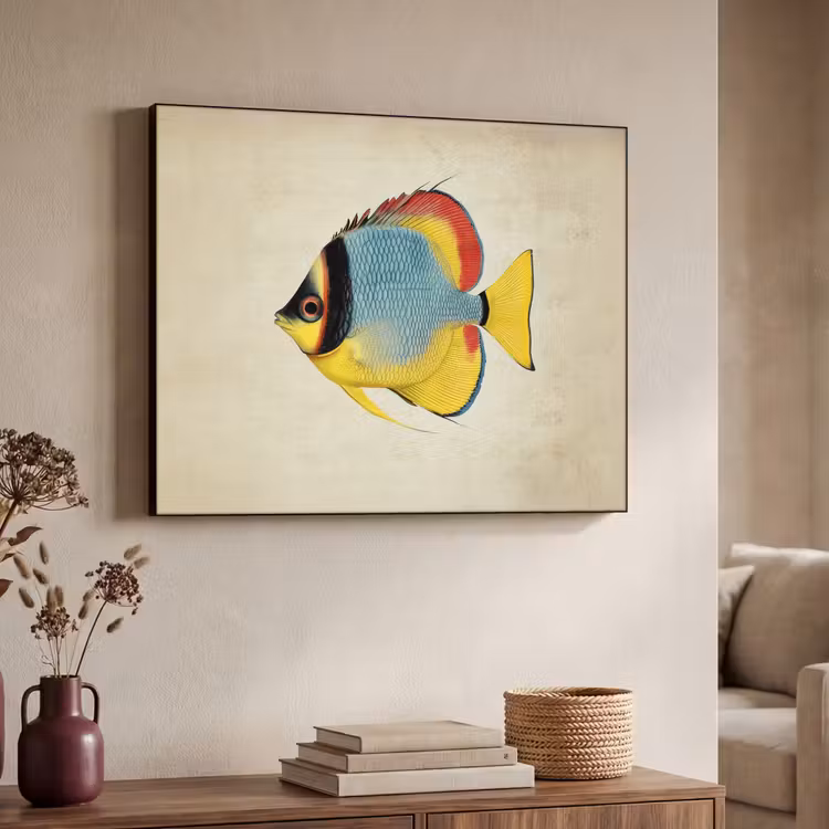 Art Frame - Kleurrijk - Vis - Schubben - Illustratie — 7