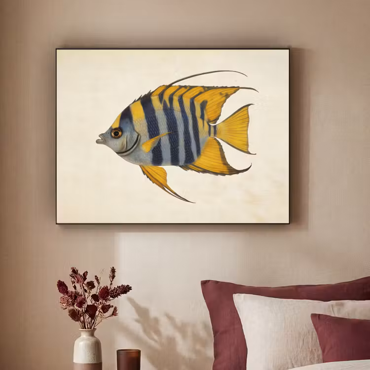 Art Frame - Vis - Sierlijk - Vinnen - Illustratie — 3