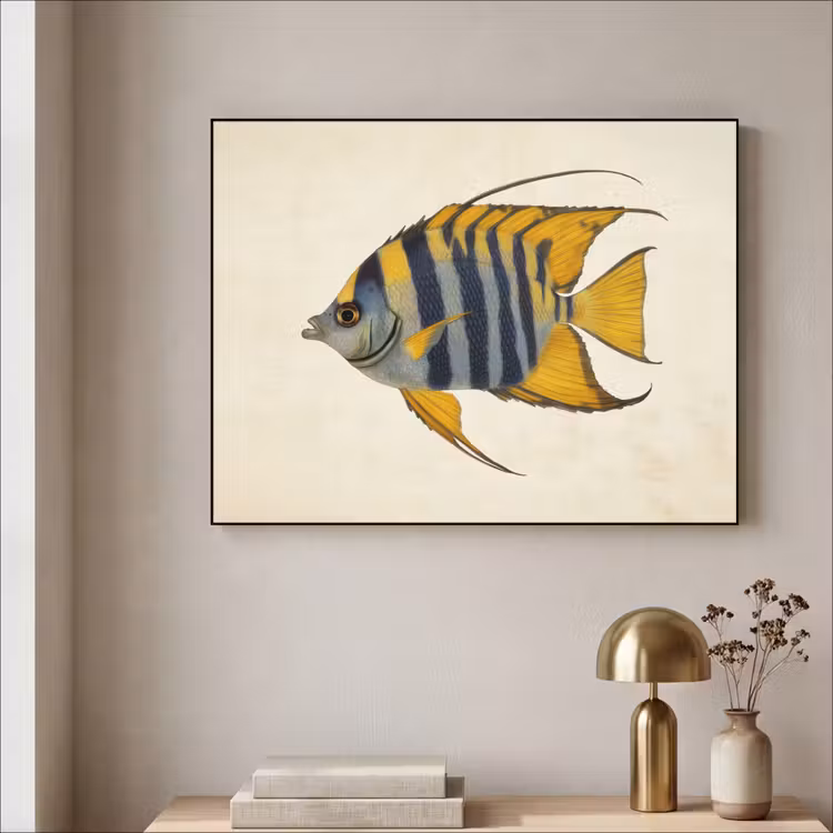 Art Frame - Vis - Sierlijk - Vinnen - Illustratie — 5