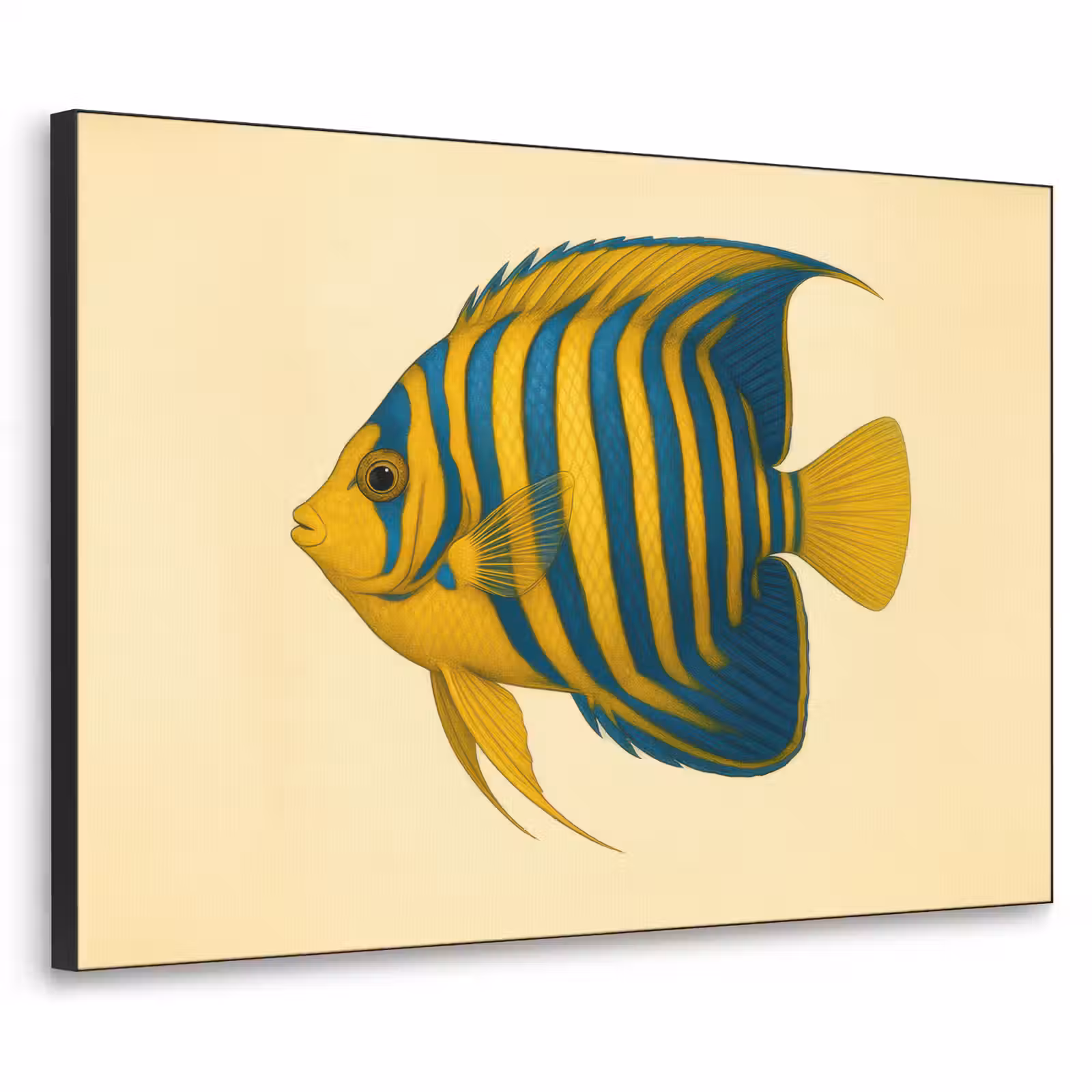 Art Frame - Felgeel - Vis - Strepen - Vinnen — 1