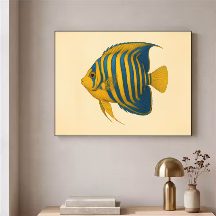 Art Frame - Felgeel - Vis - Strepen - Vinnen — 5