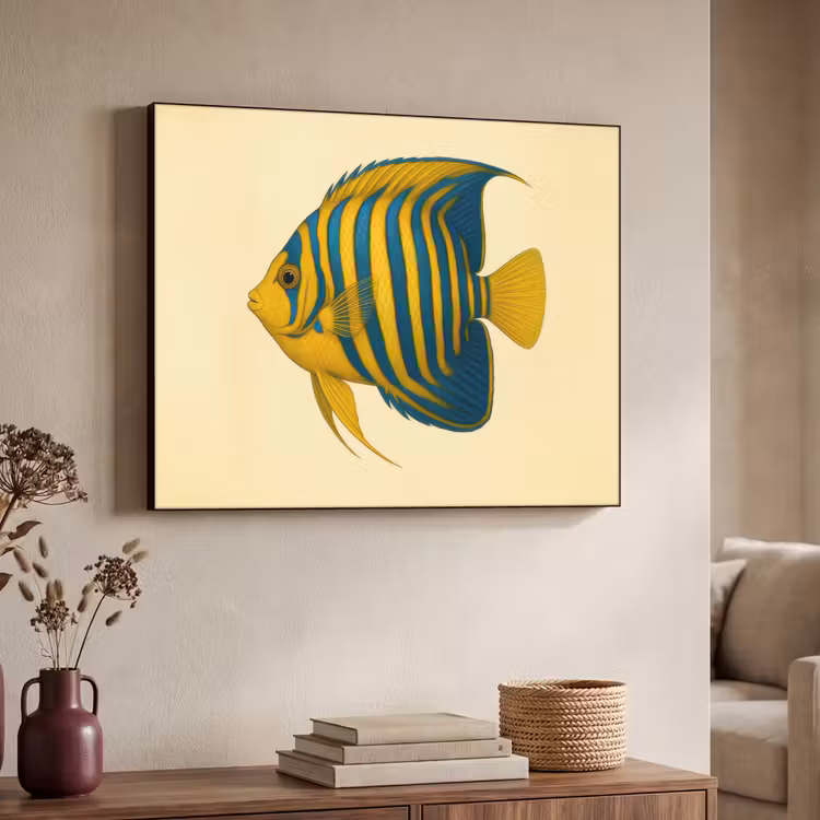 Art Frame - Felgeel - Vis - Strepen - Vinnen — 7