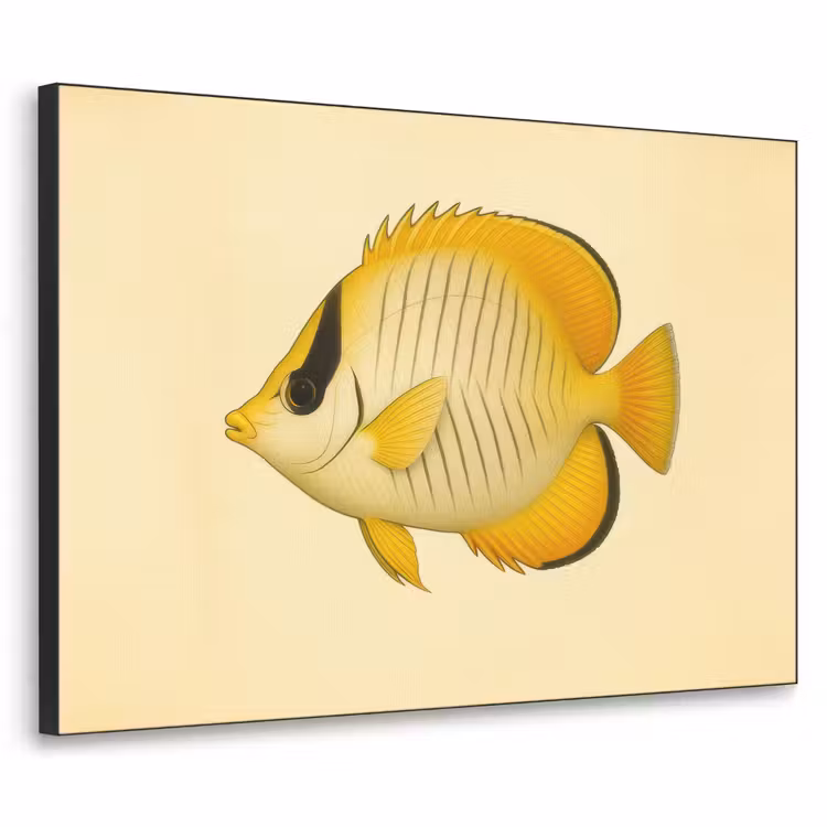 Art Frame - Ovaal - Vis - Geel - Schubben — 1