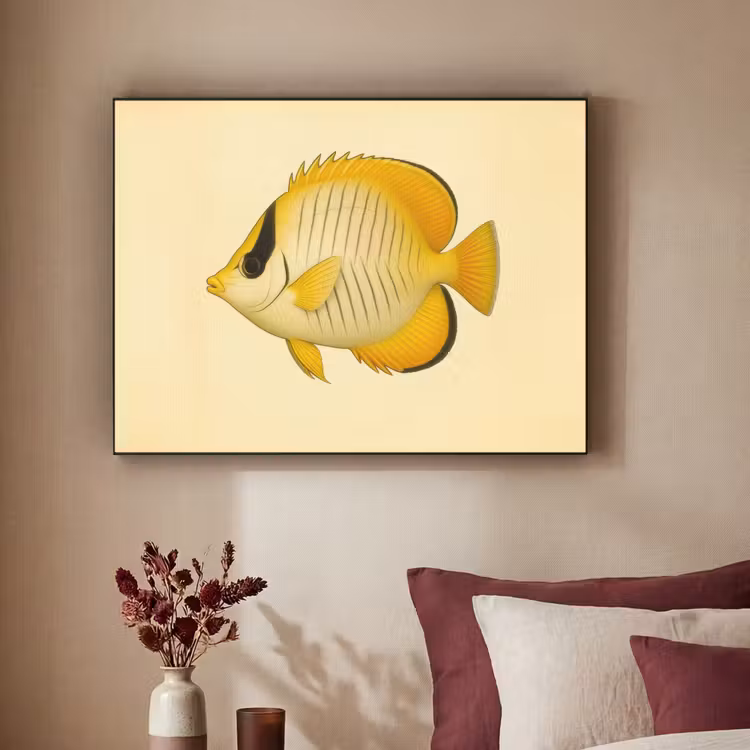 Art Frame - Ovaal - Vis - Geel - Schubben — 3