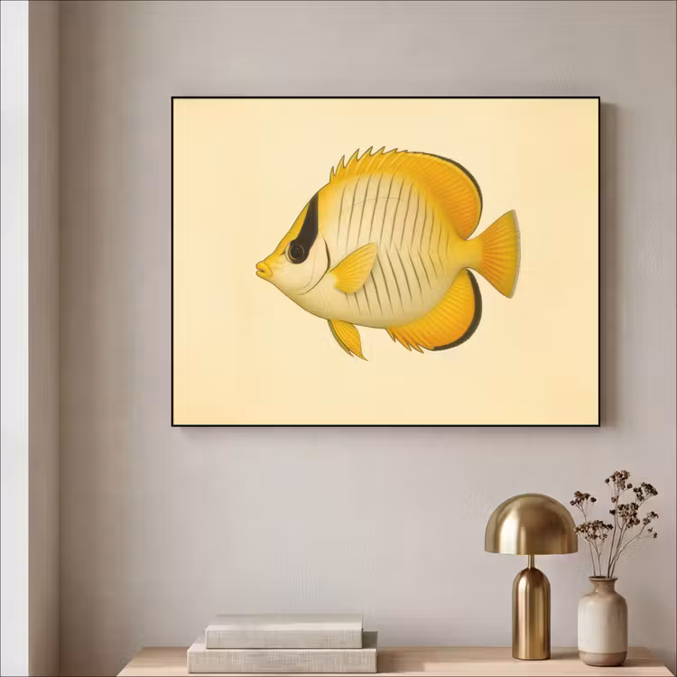 Art Frame - Ovaal - Vis - Geel - Schubben — 5