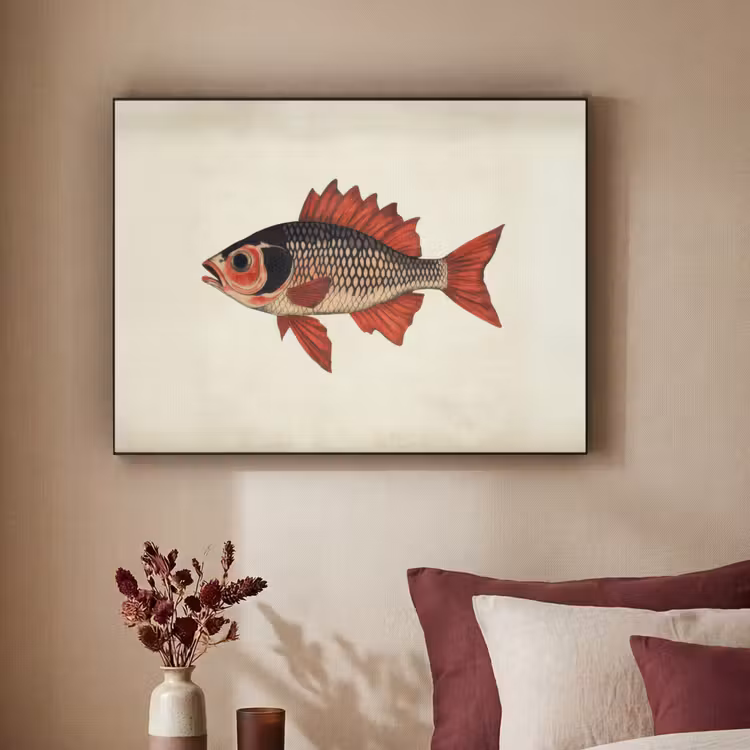 Art Frame - Schubben - Rood - Vis - Vinnen — 3