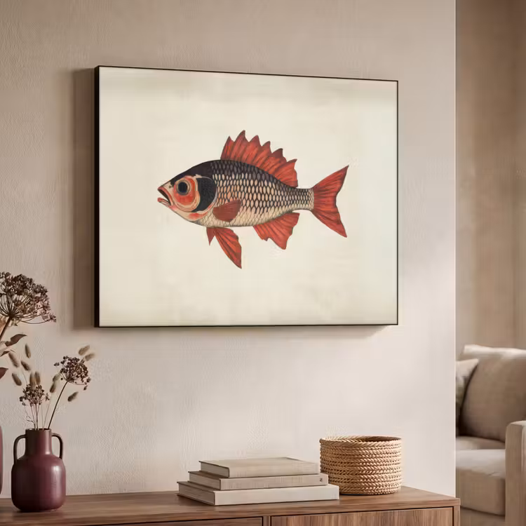 Art Frame - Schubben - Rood - Vis - Vinnen — 7