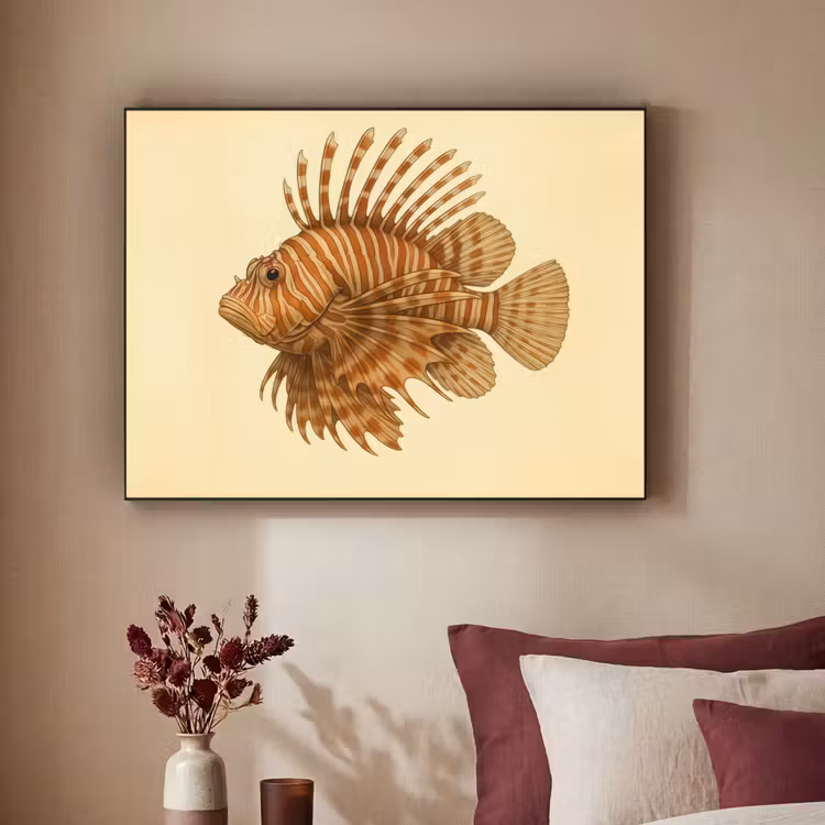 Art Frame - Strepen - Vis - Rond - Stekels — 3