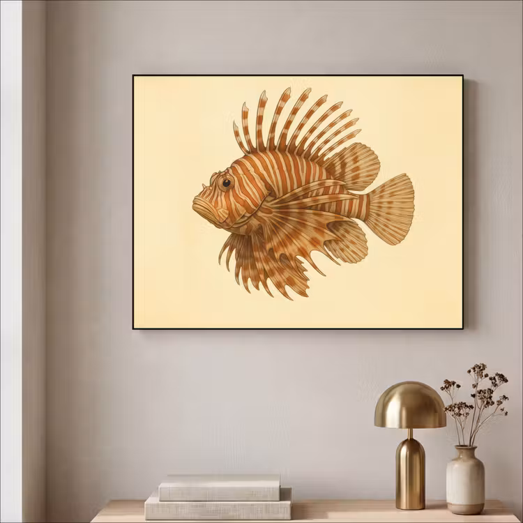 Art Frame - Strepen - Vis - Rond - Stekels — 5