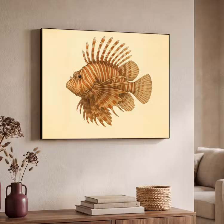 Art Frame - Strepen - Vis - Rond - Stekels — 7