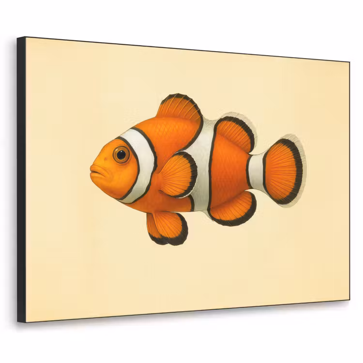 Art Frame - Vis - Oranje - Strepen — 1