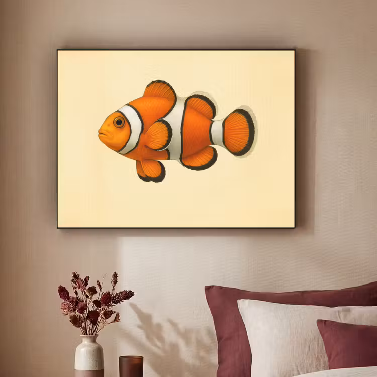 Art Frame - Vis - Oranje - Strepen — 3