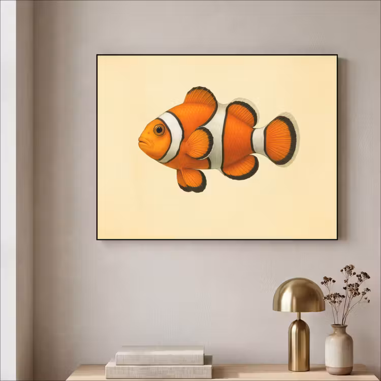 Art Frame - Vis - Oranje - Strepen — 5