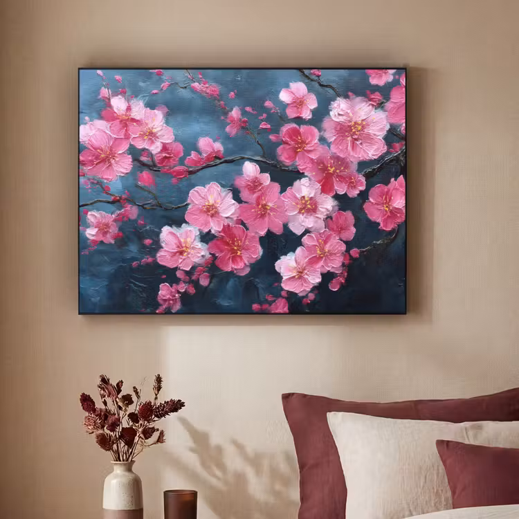 Art Frame - Bloem - Bloesems - Roze - Abstract — 3