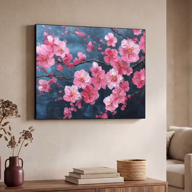Art Frame - Bloem - Bloesems - Roze - Abstract — 7